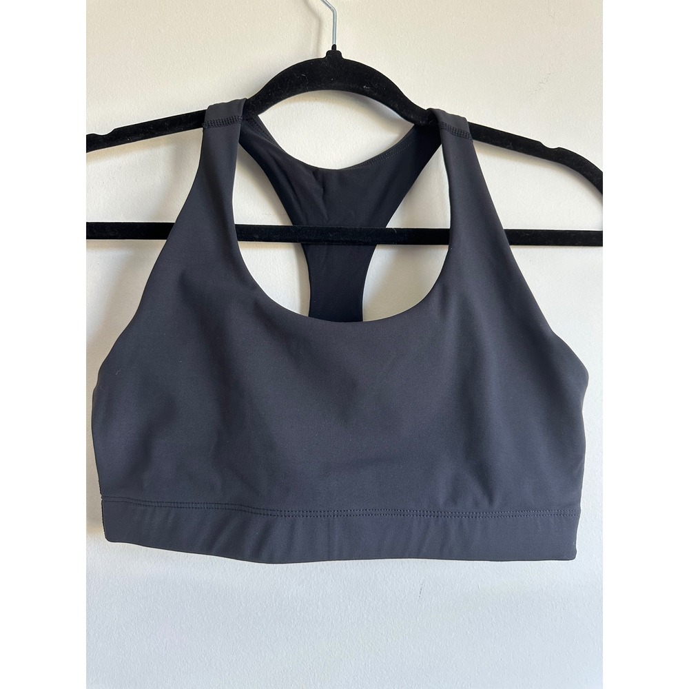 Outdoor Voices Black TechSweat Racerback Sports Bra Small